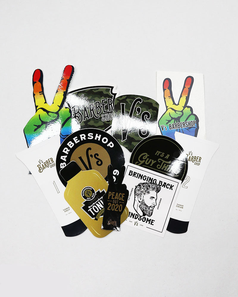 V's ASSORTED STICKERS