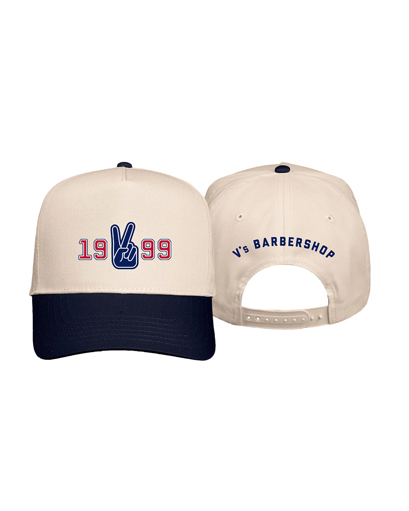 V's BARBERSHOP 1999 PEACE 5 PANEL HAT
