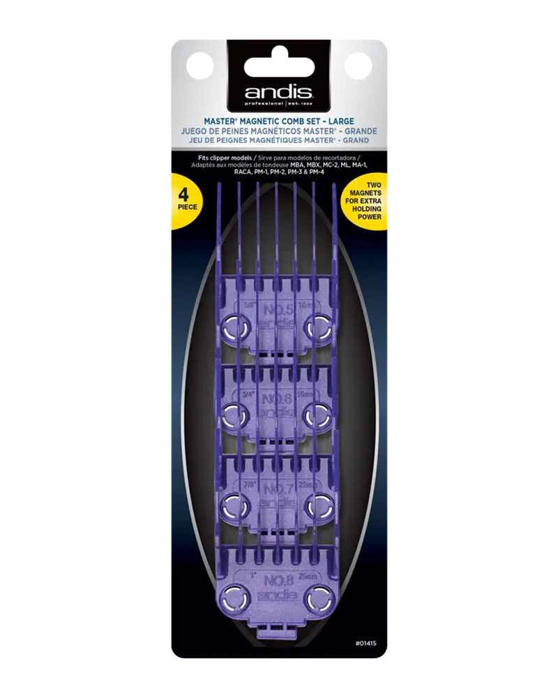 ANDIS MASTER DUAL MAGNETIC 4-COMB SET