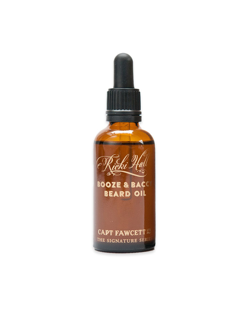 CAPTAIN FAWCETT BOOZE AND BACCY BEARD OIL