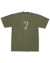 V's BARBERSHOP COLLEGIATE V T-SHIRT - MATCHA GREEN