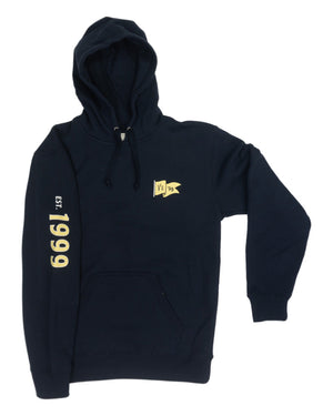 V's BARBERSHOP FLAG HOODIE - NAVY