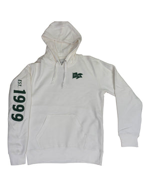 V's BARBERSHOP FLAG HOODIE - WHITE