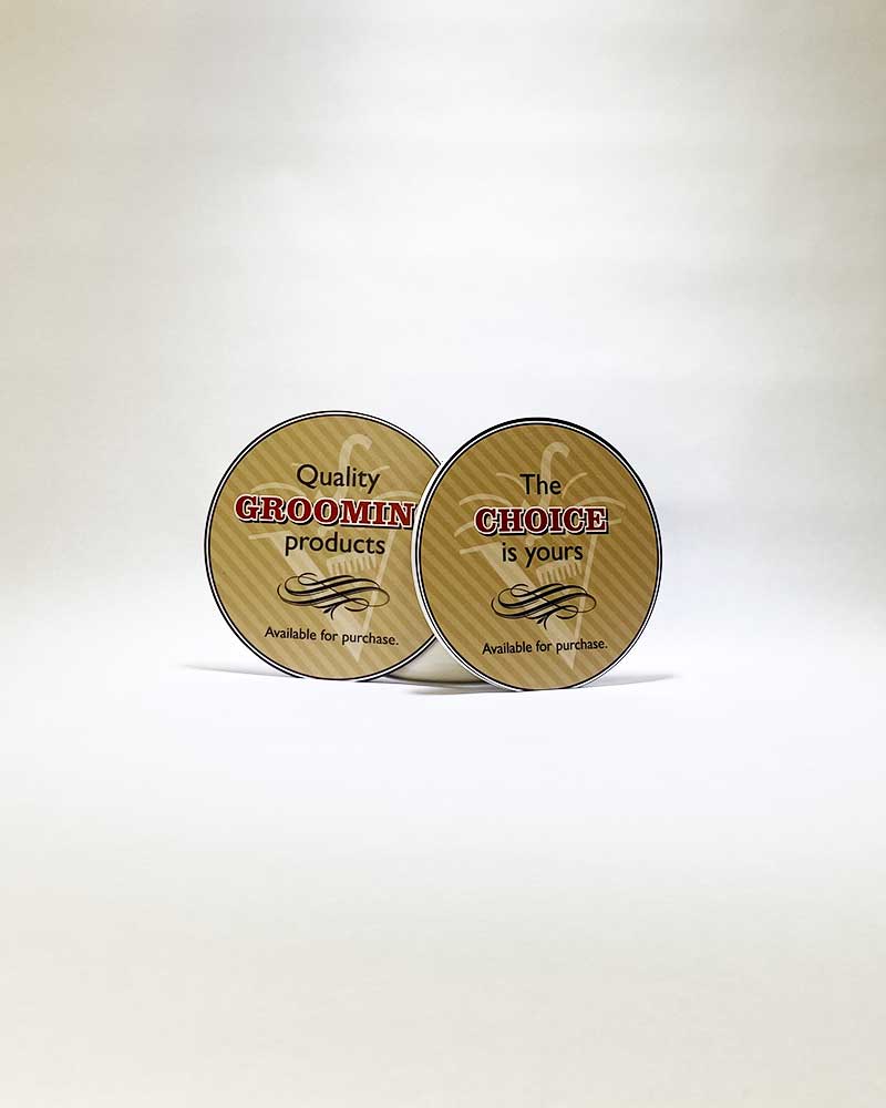 Round “Grooming” Topper for Product Lazy Susan