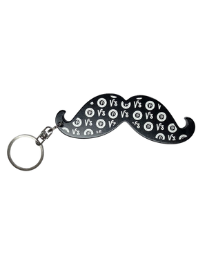 V's BARBERSHOP MOUSTACHE KEY CHAIN