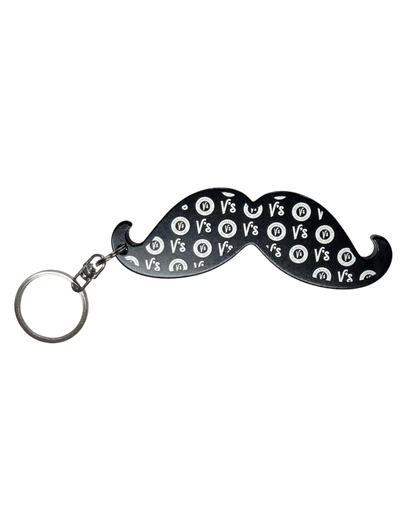 V's BARBERSHOP MOUSTACHE KEY CHAIN