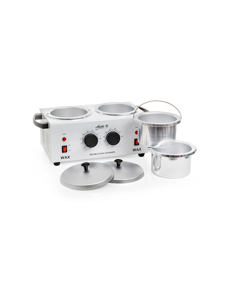 NudeU Professional Double Wax Warmer (2x400ml capacity)