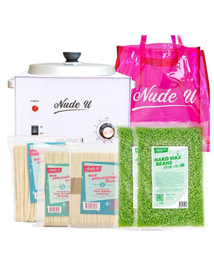 NudeU Advanced Hard Wax Kit