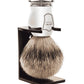 PARKER SHAVING SILVERTIP BADGER CHROME SHAVE BRUSH
