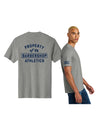 V's BARBERSHOP PROPERTY OF V's ATHLETICS T-SHIRT - HEATHERED STEEL