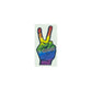 V-Hand Pride Rainbow Sticker - 25 Pack