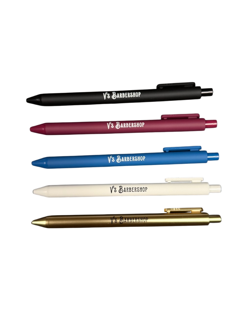 V's Barbershop Logo Pen - 5 Pack Multicolor