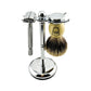 PARKER SHAVING RAZOR & BRUSH SHAVE STAND