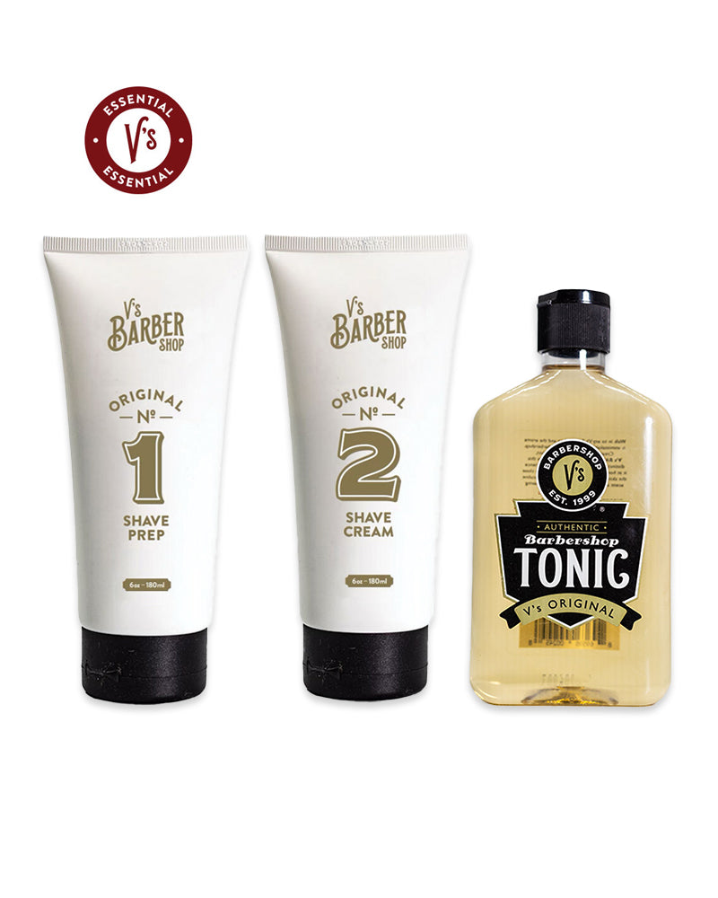 Face Shaving Essentials V's SHAVING FACE™ ESSENTIALS KIT
