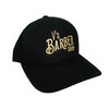 BARBER STRONG V's STACKED LOGO SNAPBACK - Black