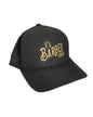 BARBER STRONG V's STACKED LOGO SNAPBACK