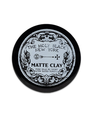 THE HOLY BLACK MATTE CLAY POMADE