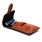 PARKER SHAVING FUSION COMPATIBLE TRAVEL RAZOR W/ LEATHER CASE