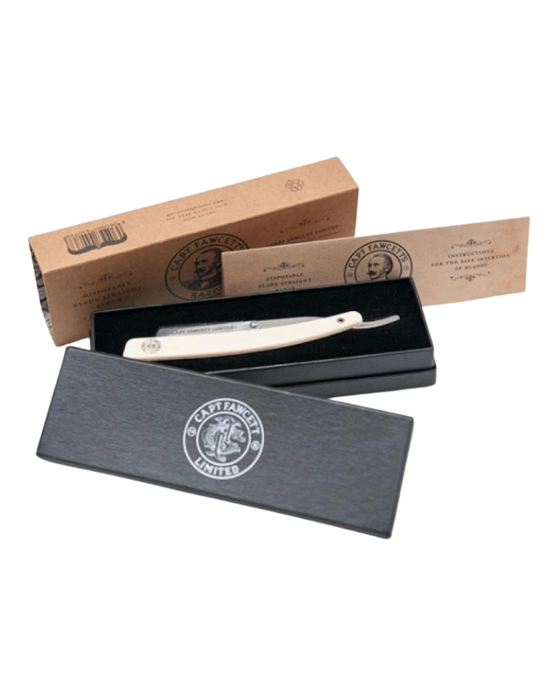 CAPTAIN FAWCETT DISPOSABLE BLADE STRAIGHT RAZOR