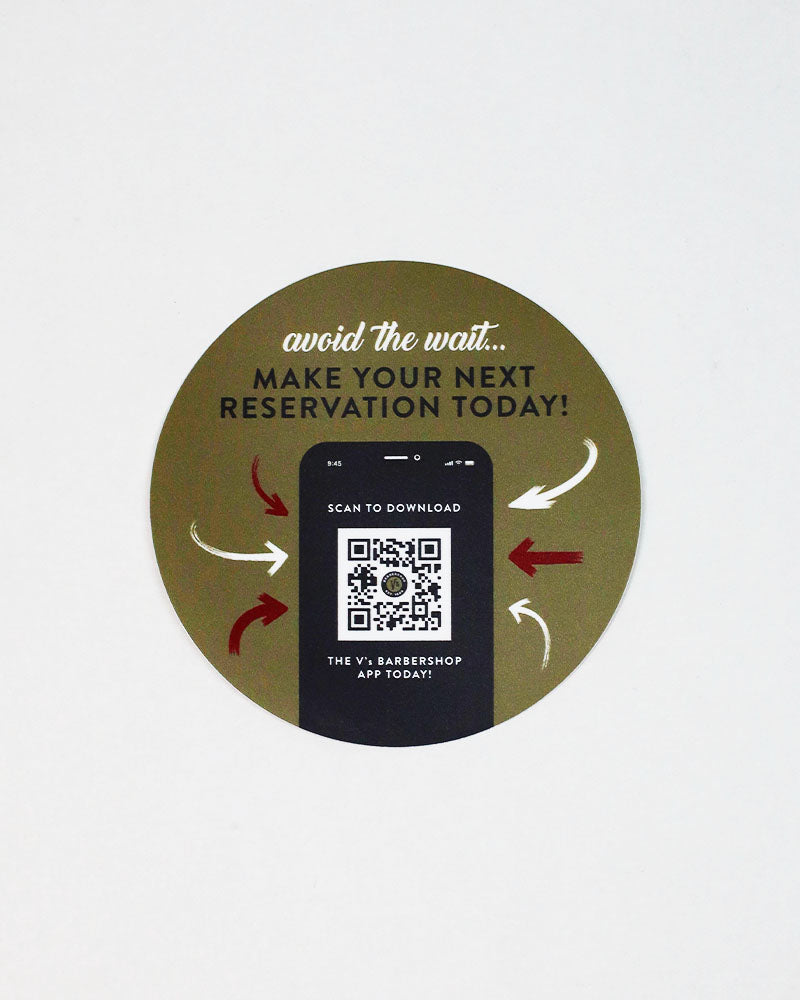 V's Barbershop App Sticker