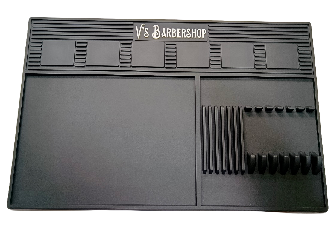 V's Barbershop Magnetic Rubber Tool Mat
