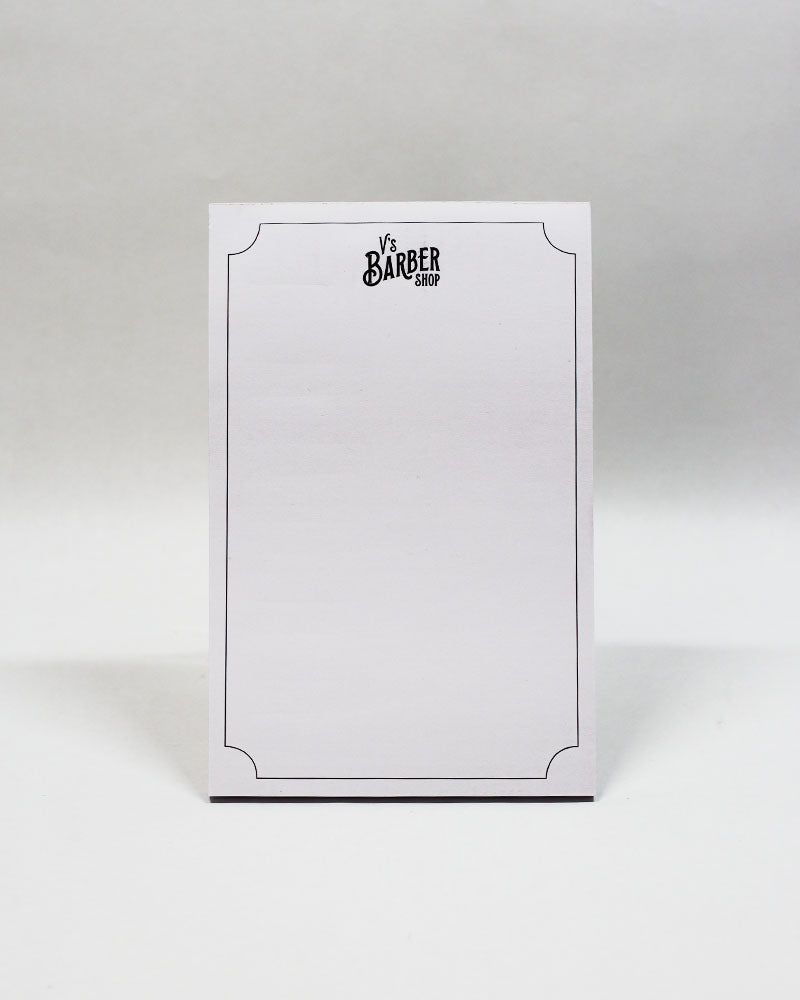 V's Barbershop Notepad