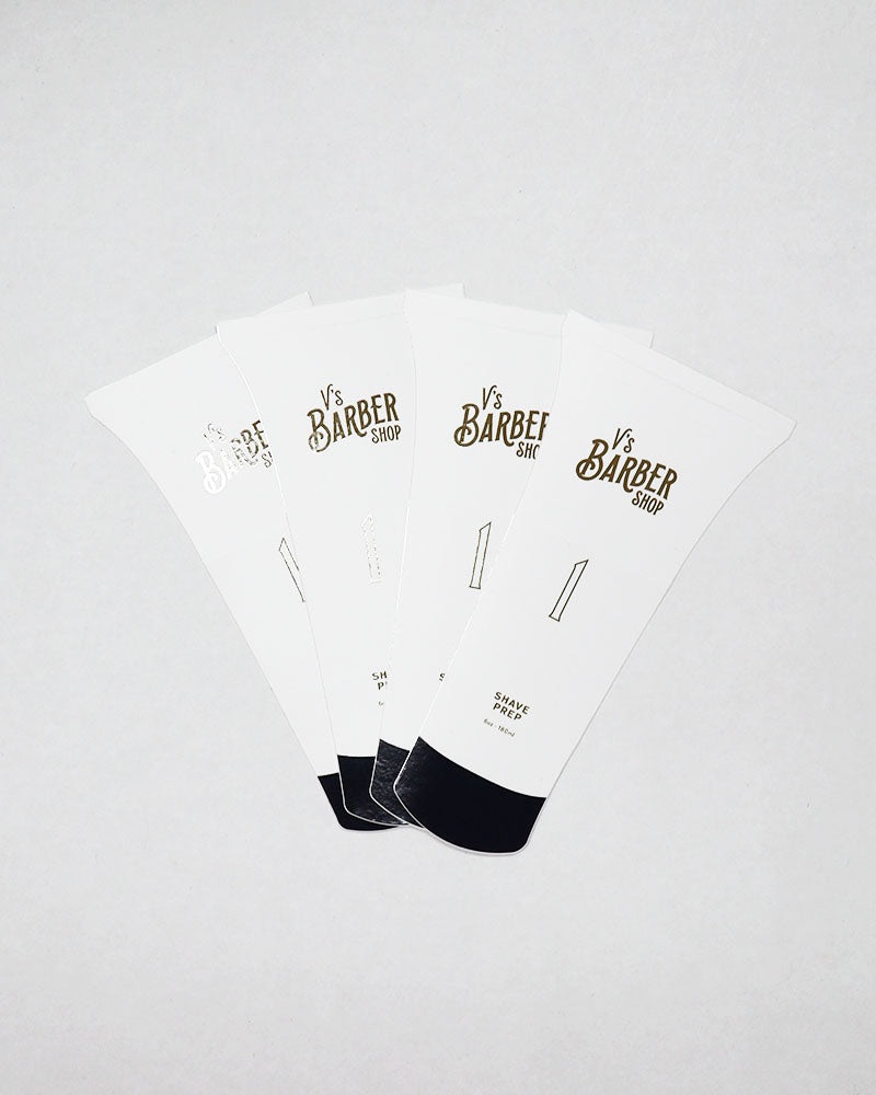 V's Shave Prep "1" Sticker - 100 Pack