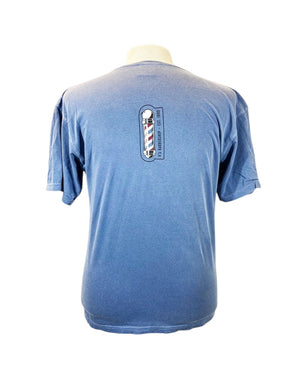 V's BARBERSHOP BARBER POLE T-SHIRT