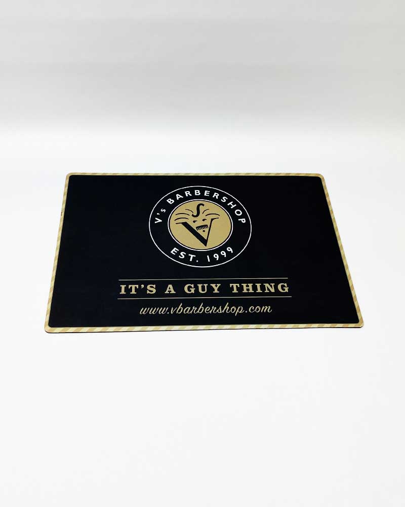 Barber Tool Mat - “It’s a Guy Thing” Traditional Logo