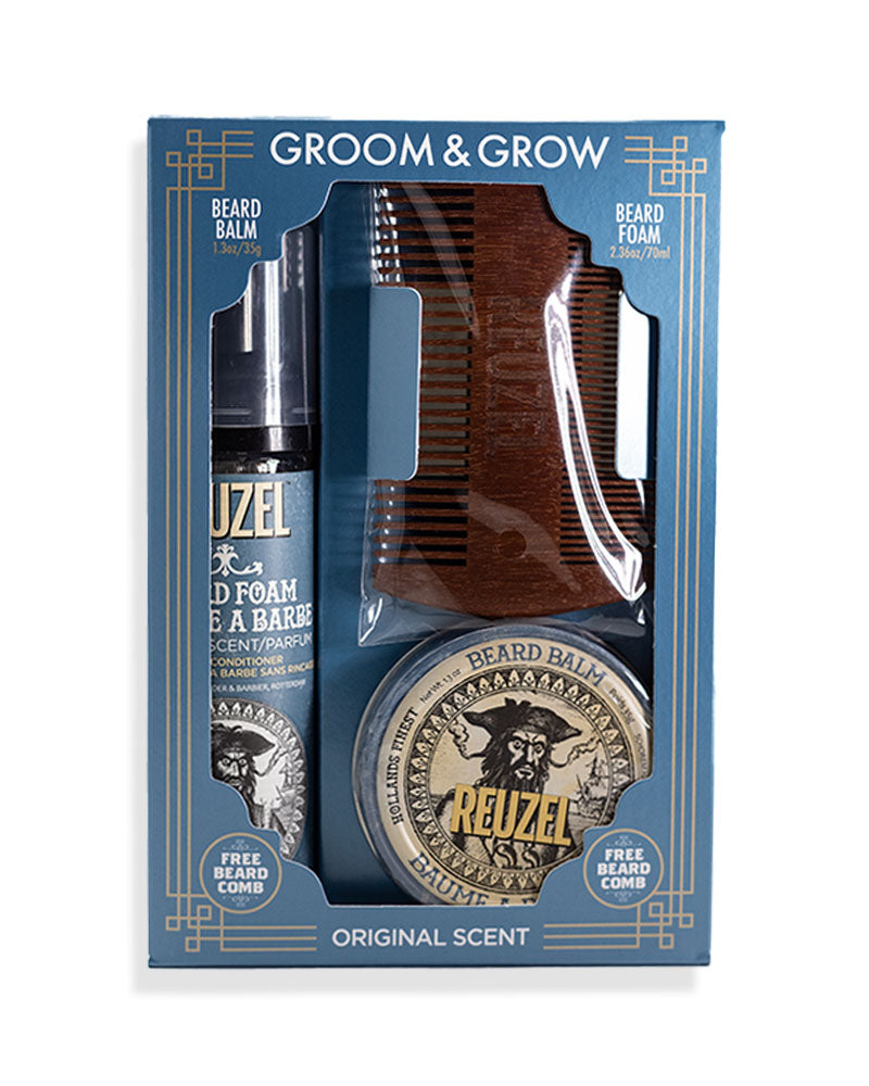 REUZEL GROOM AND GROW MINI KIT