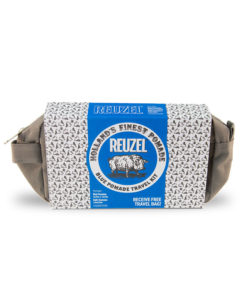 REUZEL BLUE POMADE HOLIDAY TRAVEL KIT