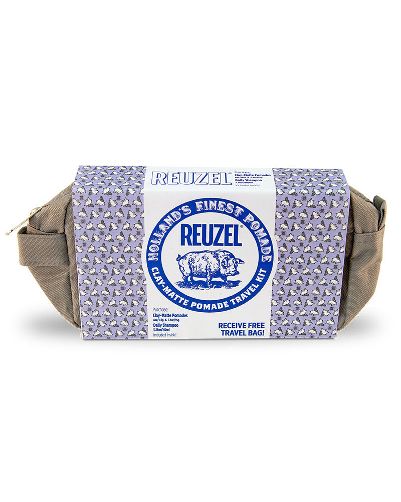 REUZEL CLAY POMADE HOLIDAY TRAVEL KIT