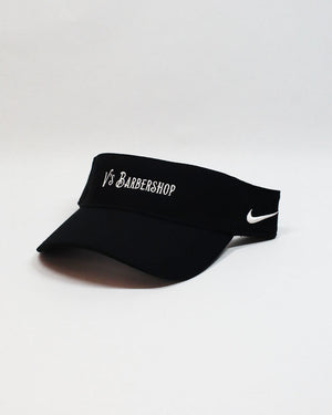 V's BARBERSHOP NIKE VISOR HAT - BLACK