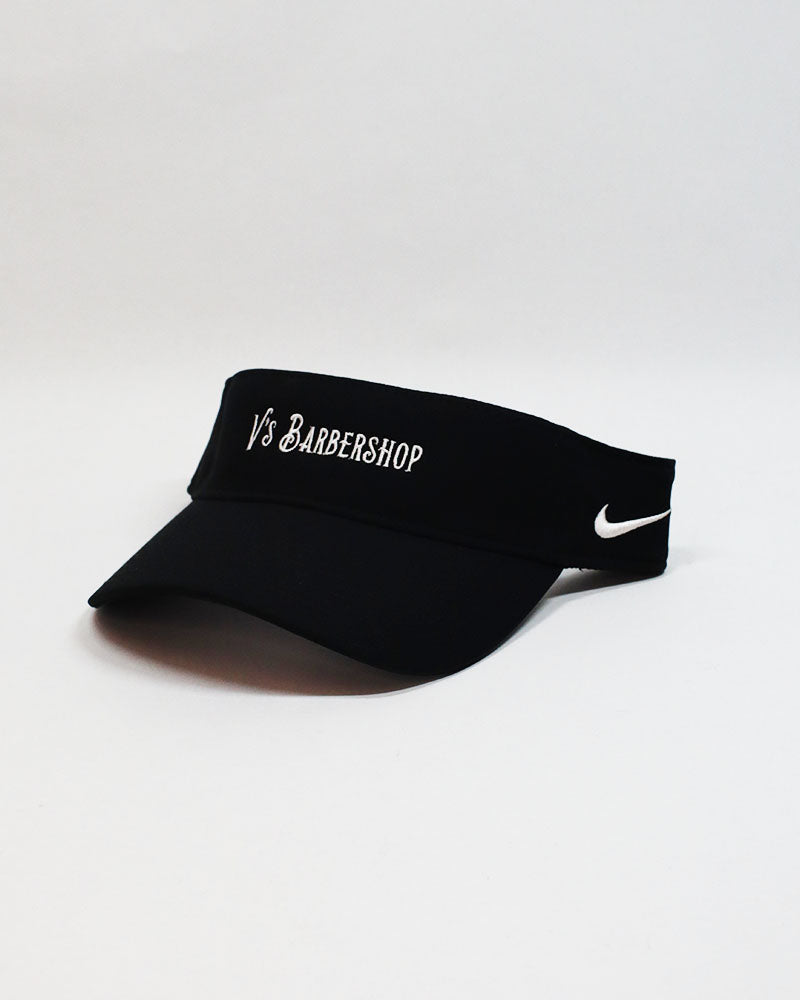V's BARBERSHOP NIKE VISOR HAT - BLACK