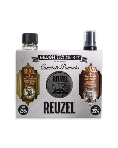 REUZEL GROOM TRY ME MINI KIT - CONCRETE